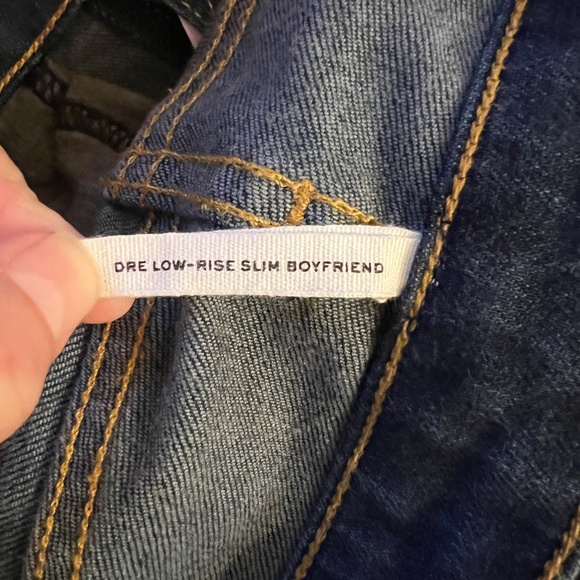EUC Women's Rag & Bone Dre Low Rise Slim Boyfriend Jean in New Worn Size 25 - Picture 7 of 8